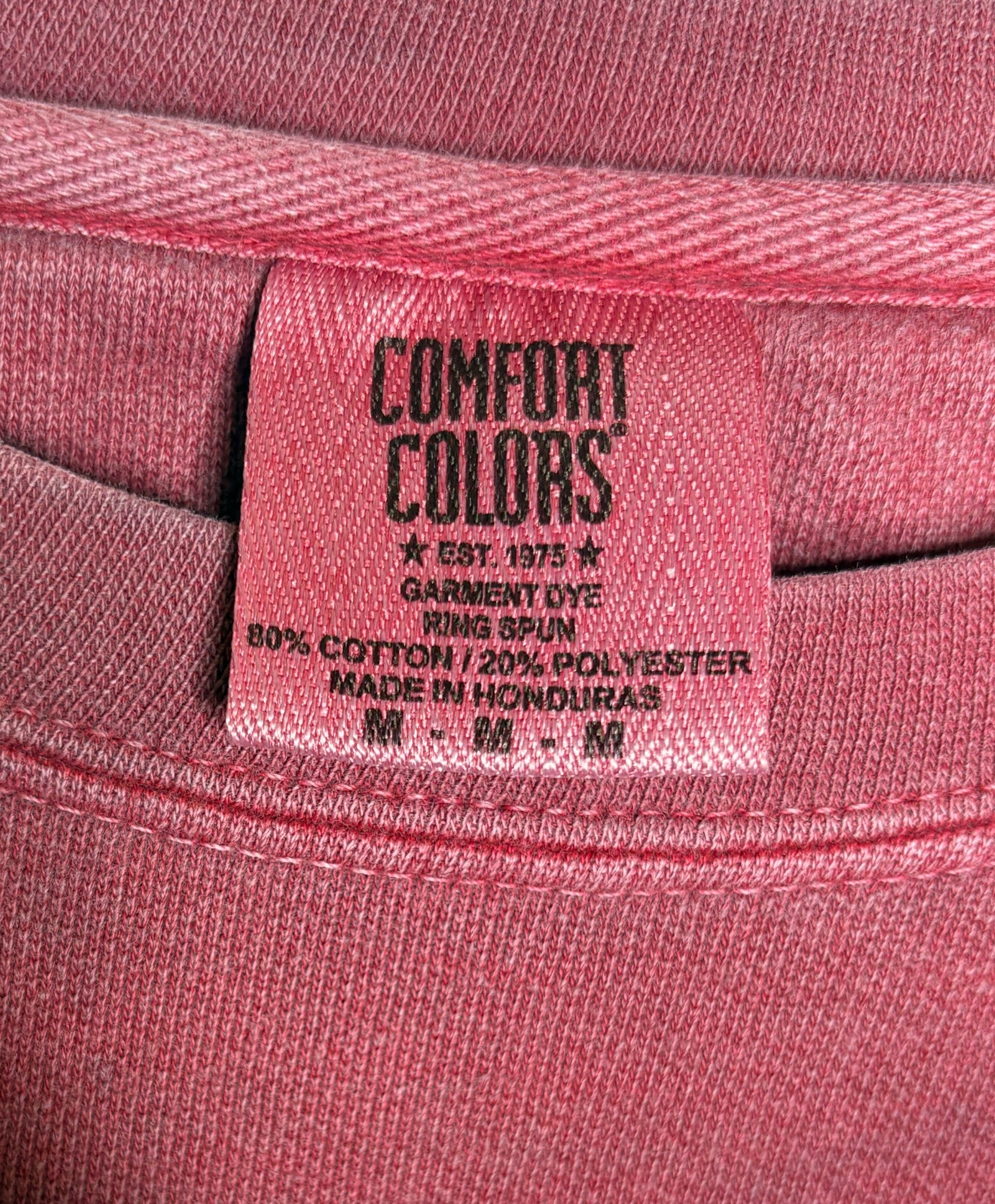 Comfort Colors Monogram Crewneck Sweatshirt – Garment Dyed – Size M