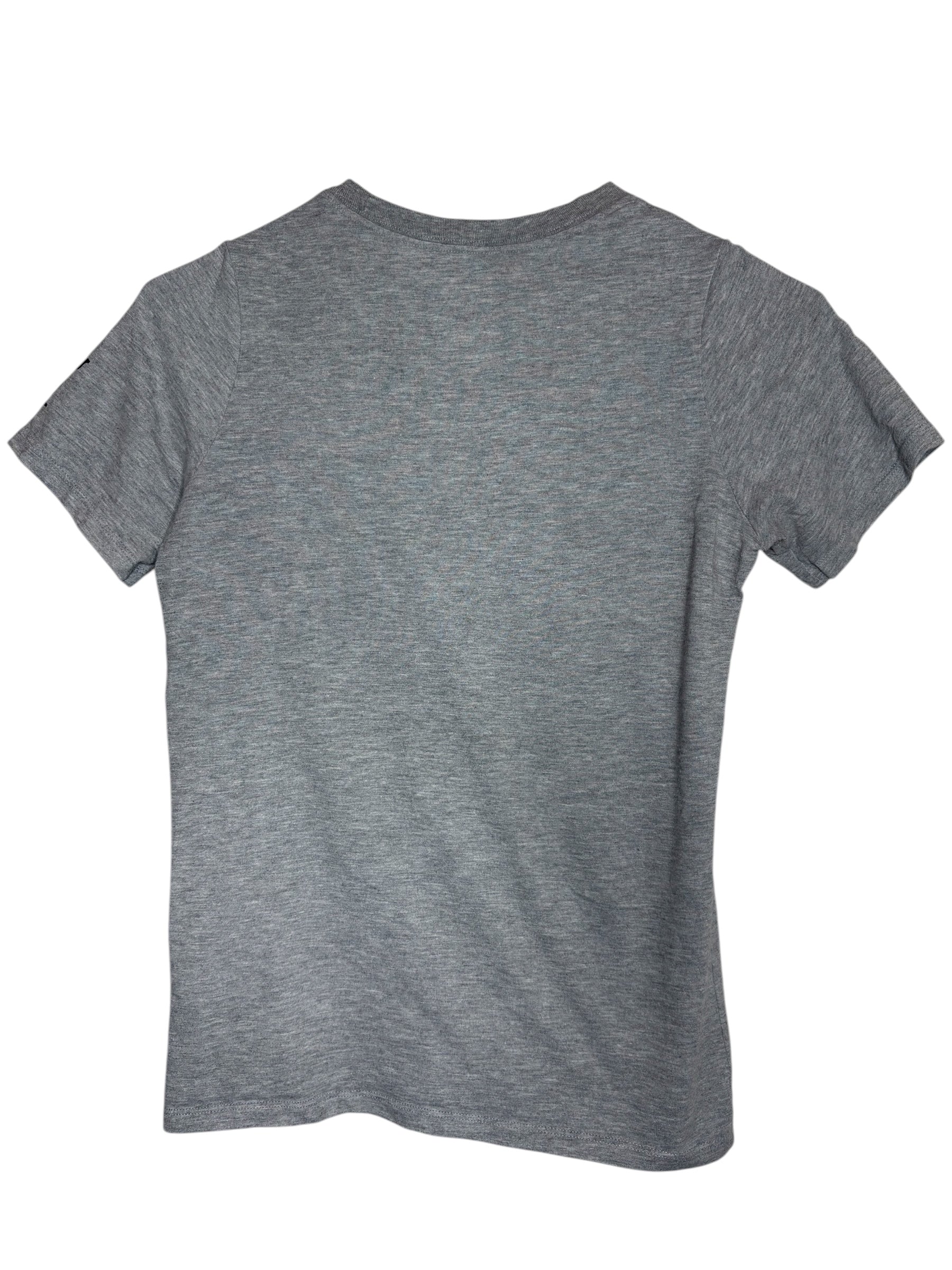 Nike Dri-Fit “All About Buckets” Graphic Tee – Gray – Size M (Minor Flaw)