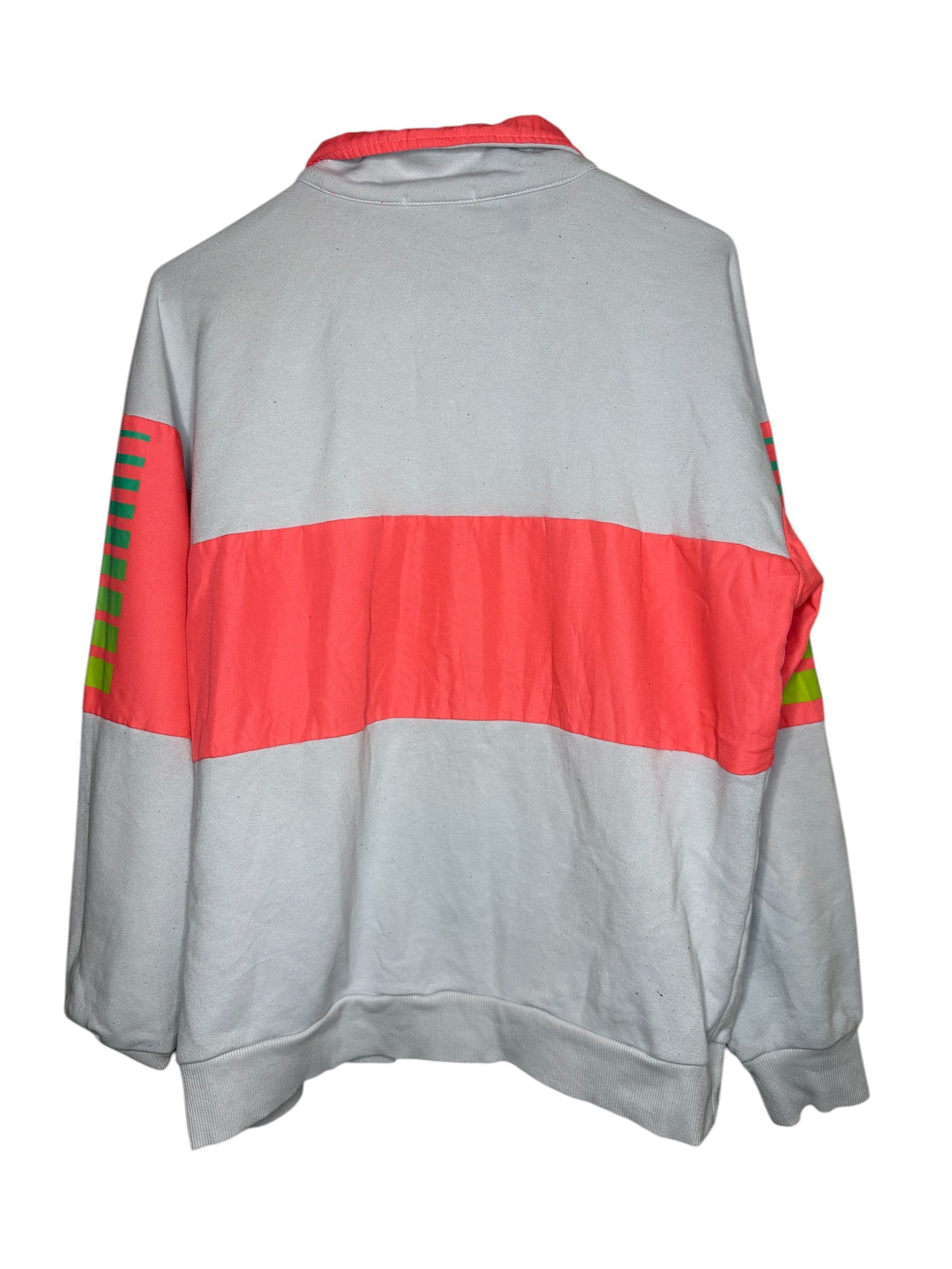 Forever 21 x Pepsi Retro Colorblock Half-Zip Pullover Sweatshirt – Size L