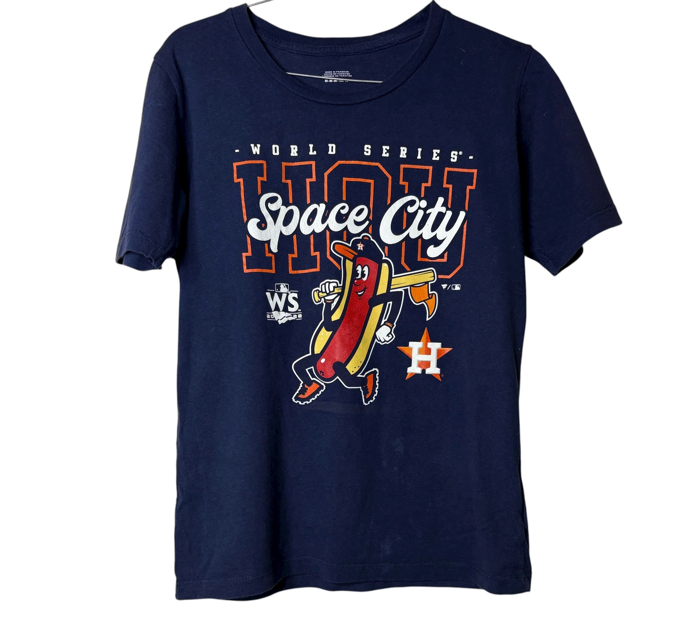 Houston Astros Space City World Series Youth T-Shirt Size M 10/12