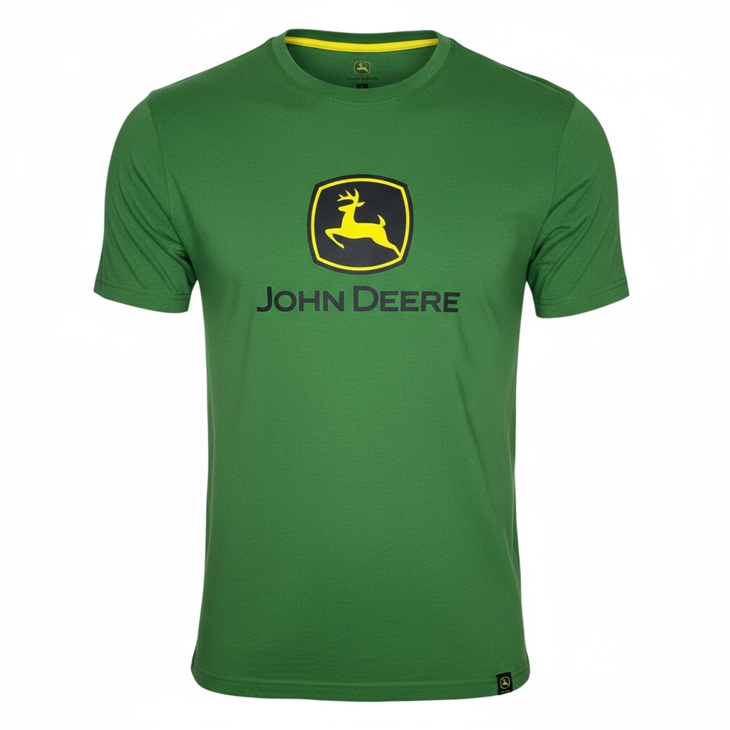 John Deere Green Logo Tee – Retro Iconic Tractor Brand Shirt (Men’s Size L)