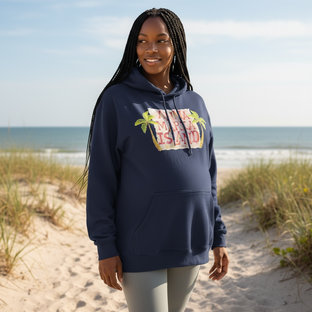 “Anna Maria Island Florida Hoodie – 4XL Tropical Palm Tree Souvenir Sweater”