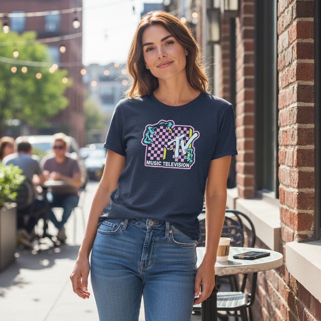 MTV Music Television Graphic T-Shirt – Size XL (Pre-Owned)