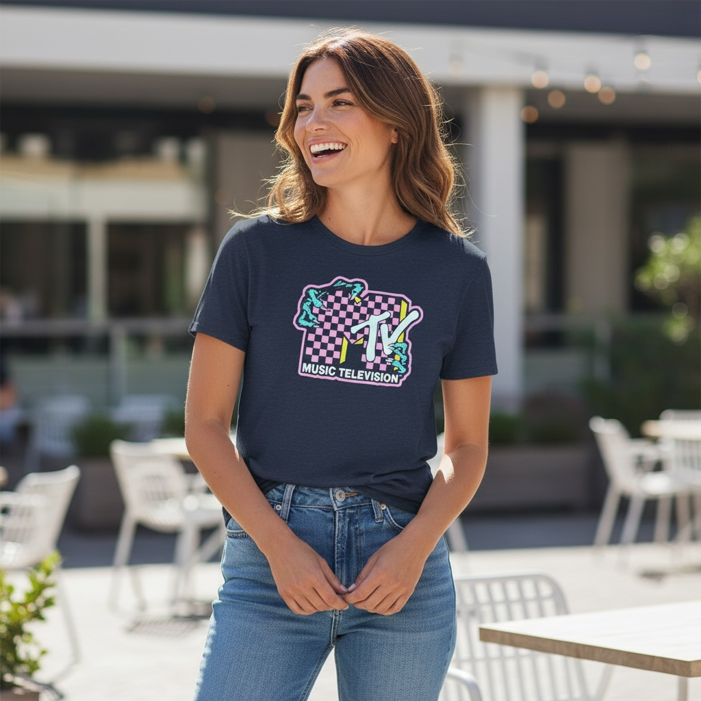 MTV Music Television Graphic T-Shirt – Size XL (Pre-Owned)