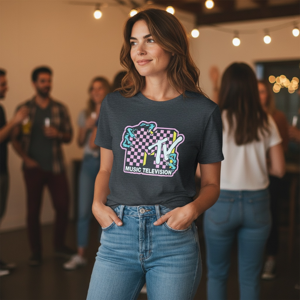 MTV Music Television Graphic T-Shirt – Size XL (Pre-Owned)