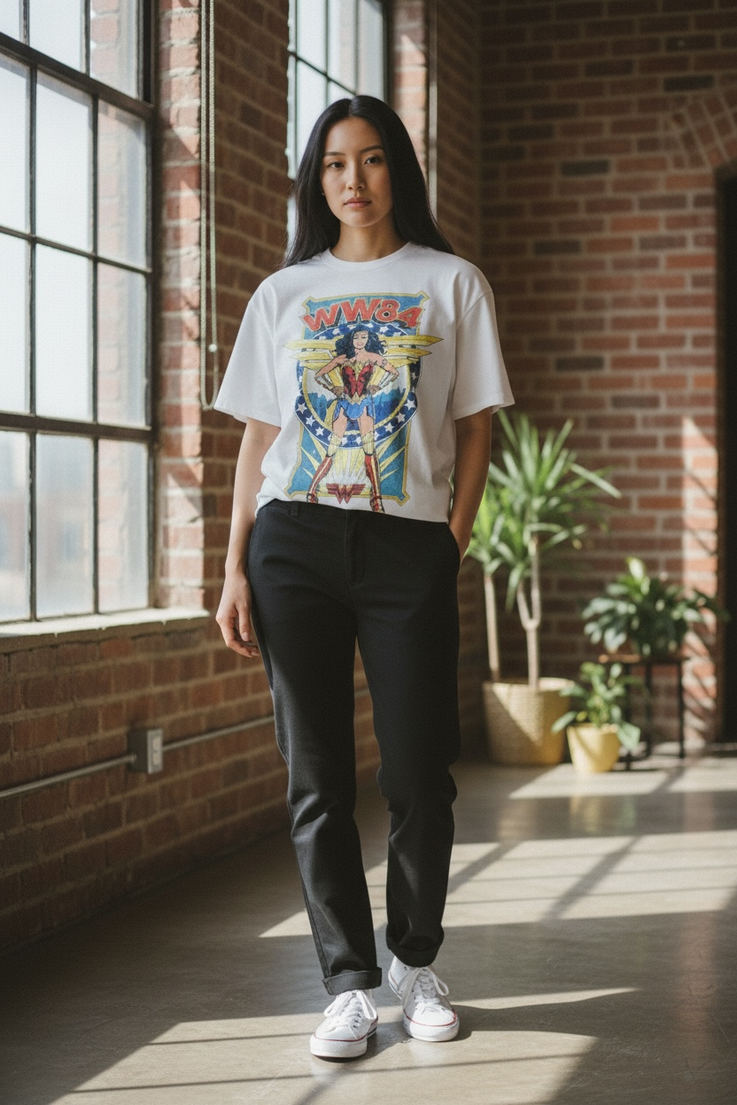 Vintage Wonder Woman 1984 Graphic Tee