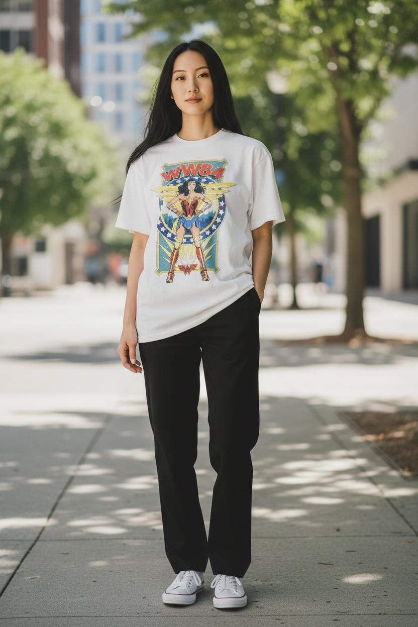 Vintage Wonder Woman 1984 Graphic Tee