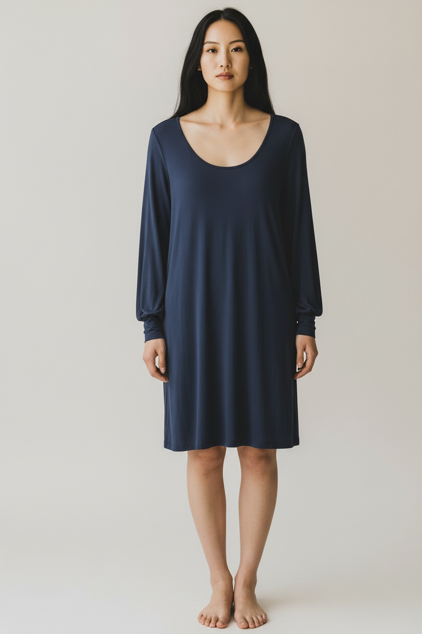 Tart Navy Blue Long Sleeve Dress – XS
