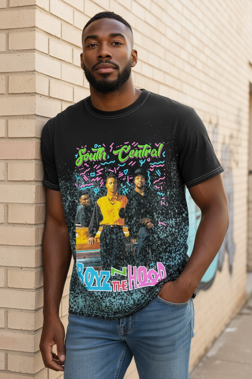 Boyz N The Hood South Central Graphic T-Shirt Black