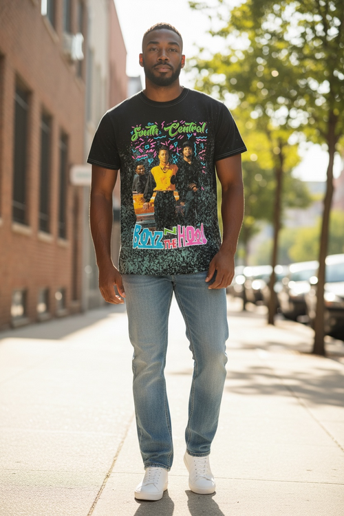 Boyz N The Hood South Central Graphic T-Shirt Black
