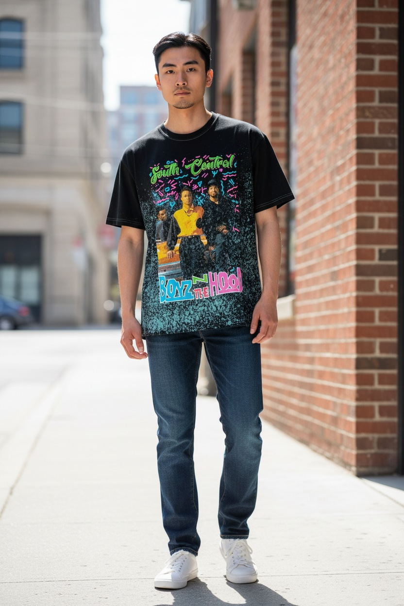 Boyz N The Hood South Central Graphic T-Shirt Black