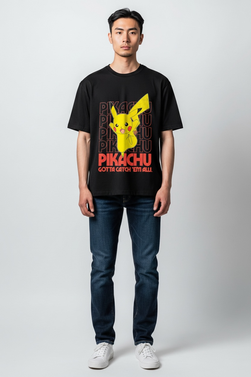 Pokémon Pikachu Graphic T-Shirt – Size Large