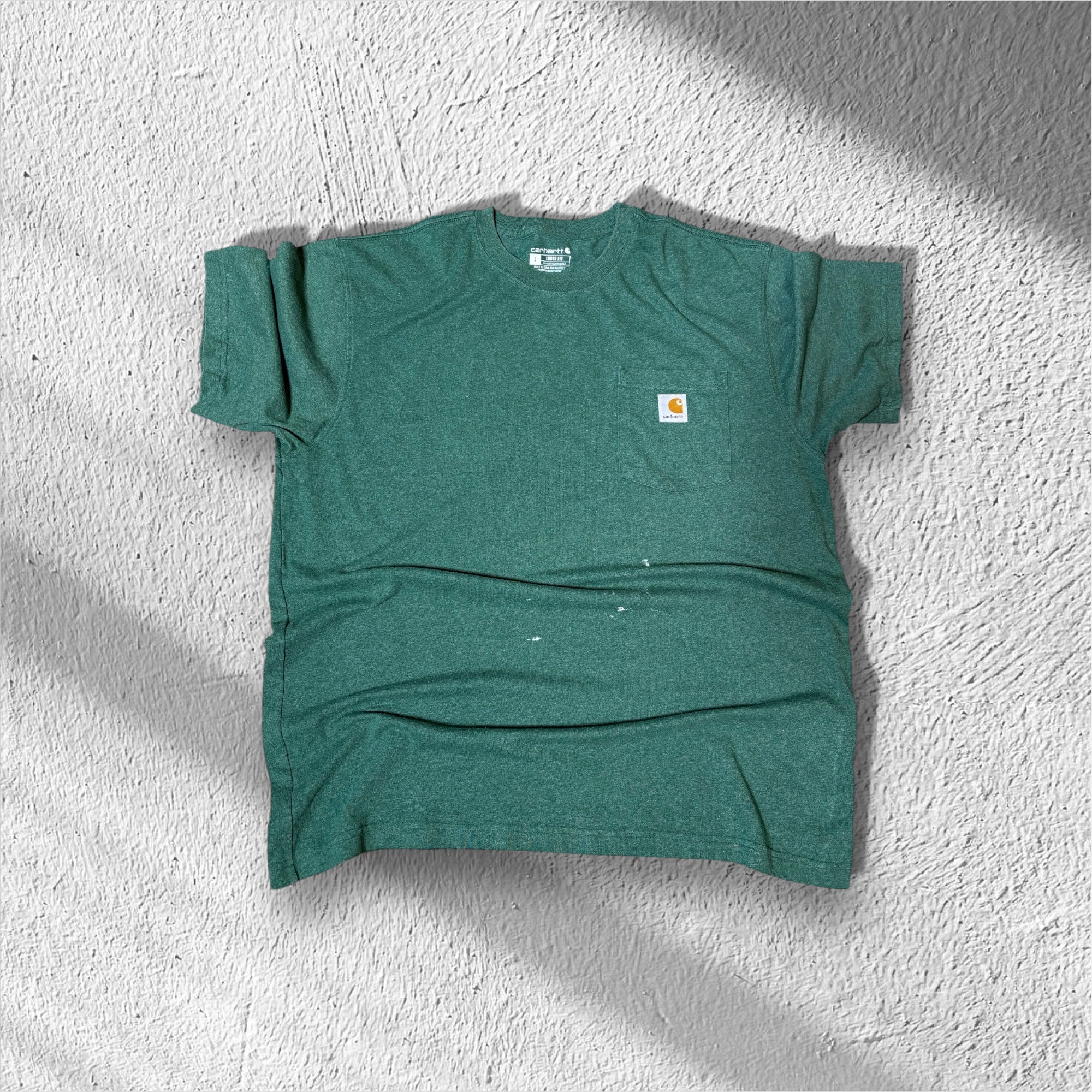 Carhartt Men’s Green Pocket T-Shirt – Size Large
